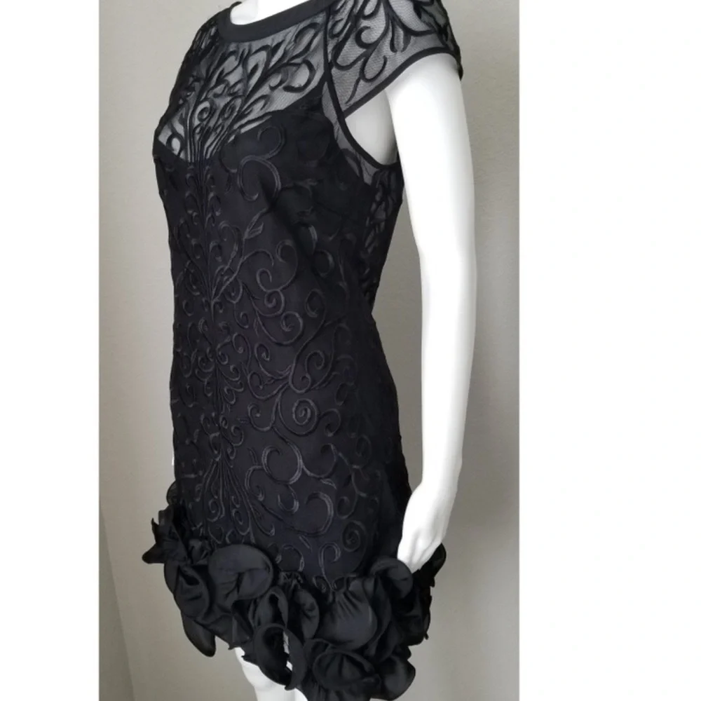 Guess Dress Cocktail Mini Black Dress embellished - Picture 7 of 10